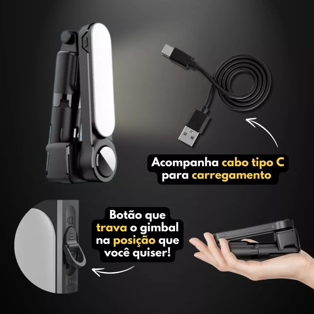 Gimbal estabilizador de Celular L09- Preto