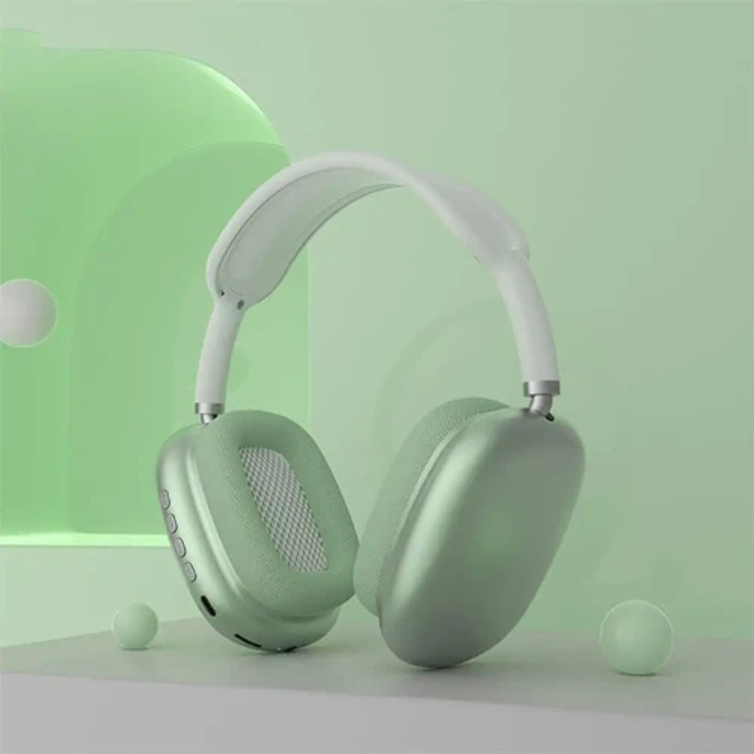 Fone De Ouvido Bluetooth P9 Air - S/ Fio Wireless Verde
