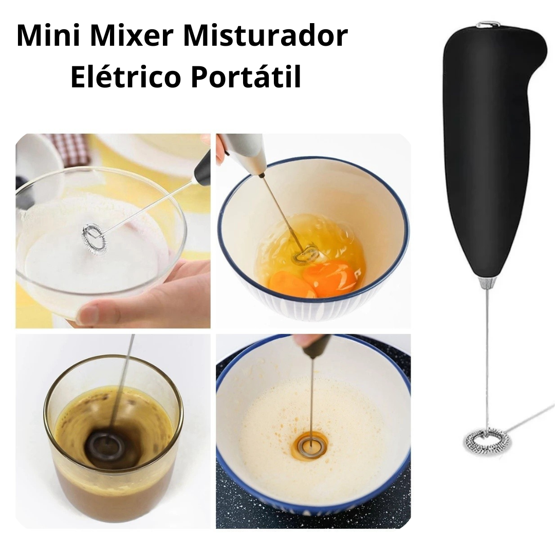 Mini Mixer Misturador Elétrico Portátil