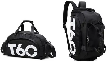 T60 - Bolsa Esportiva Multifuncional Transversal Preto