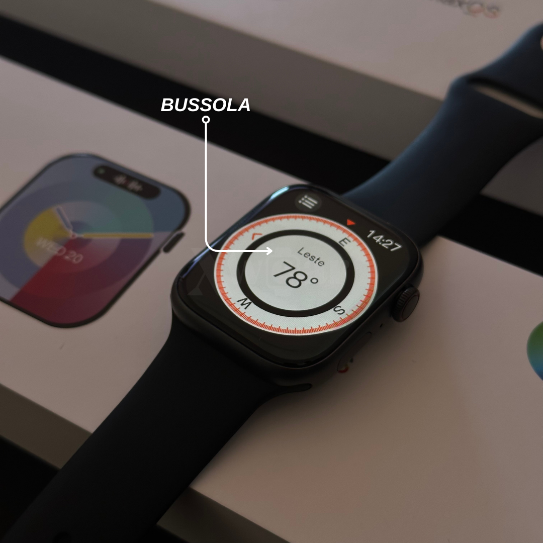 Smartwatch W99 45 mm – AMOLED, GPS, NFC e ChatGPT