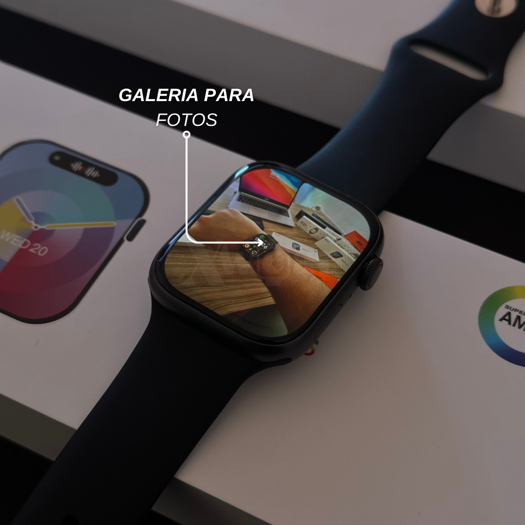 Smartwatch W99 45 mm – AMOLED, GPS, NFC e ChatGPT