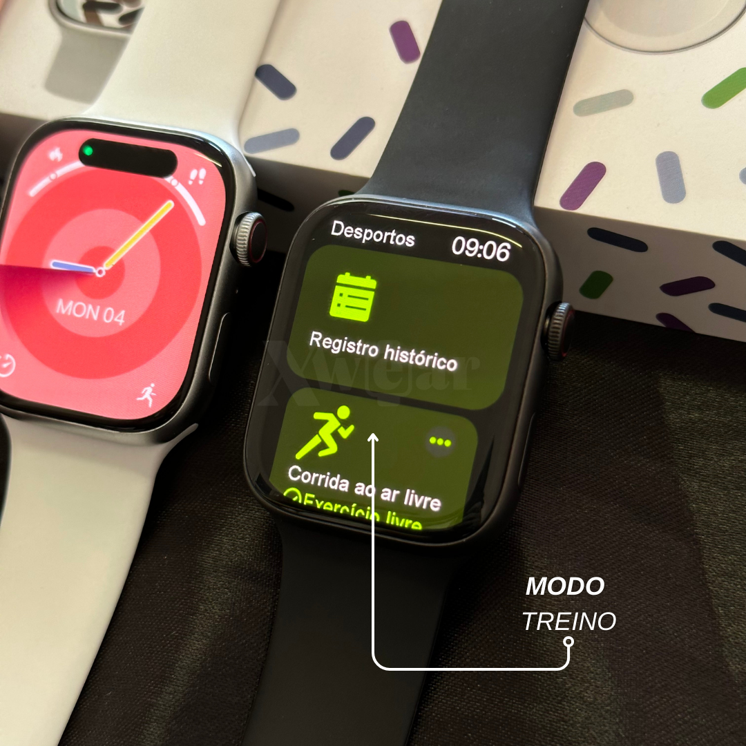 Smartwatch W99 Série 9 – 45 mm, Gestos e 2 GB Música