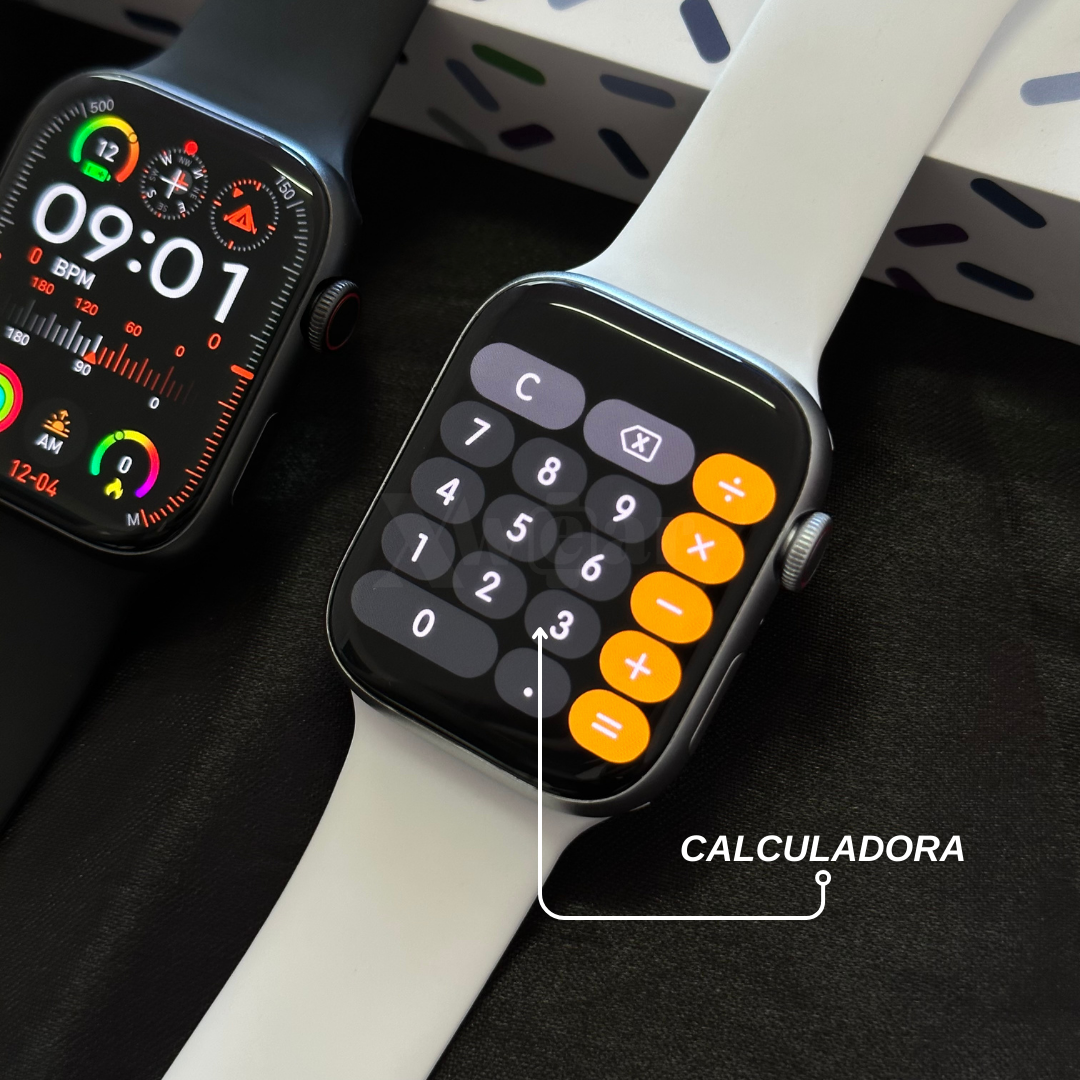 Smartwatch W99 Série 9 – 45 mm, Gestos e 2 GB Música