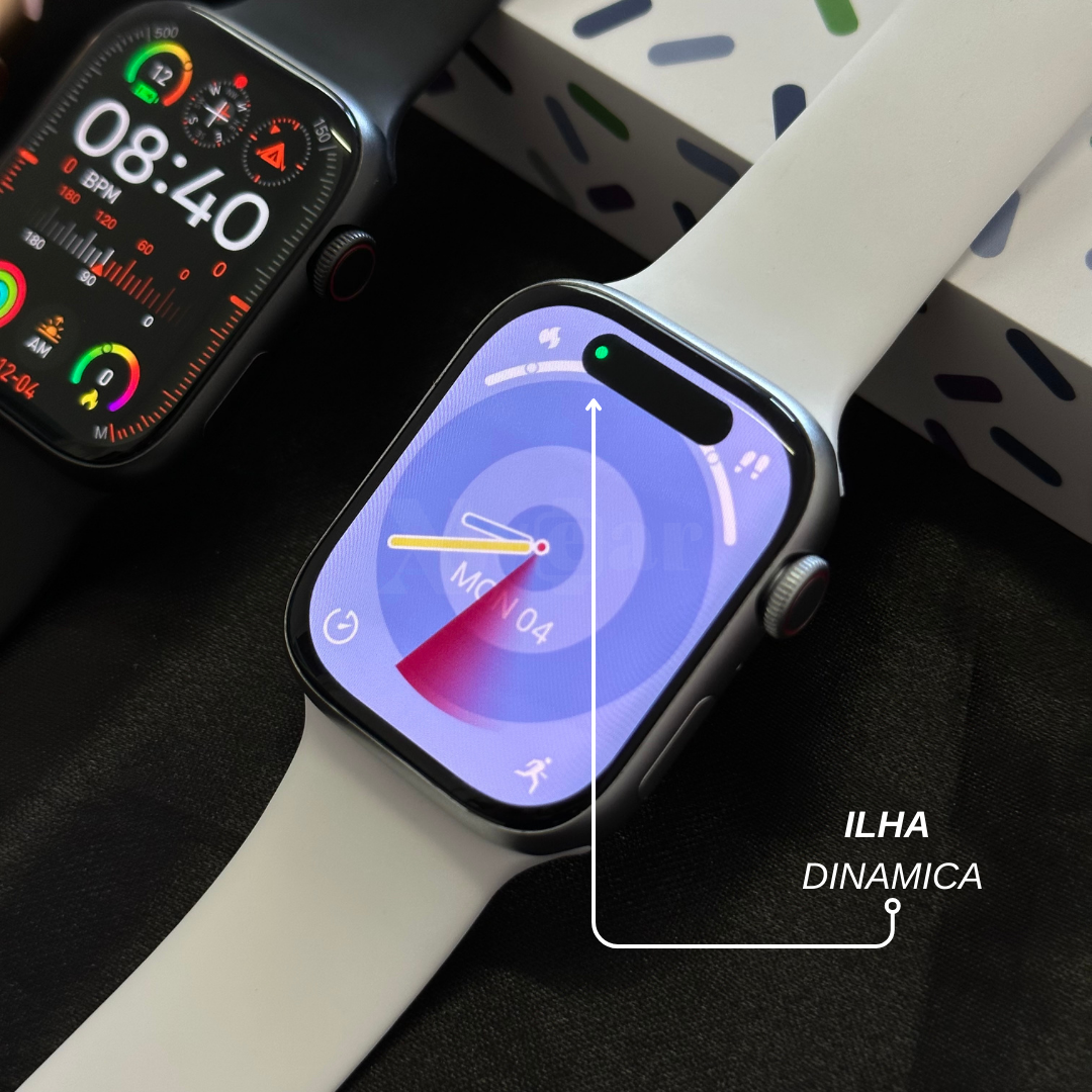 Smartwatch W99 Série 9 – 45 mm, Gestos e 2 GB Música