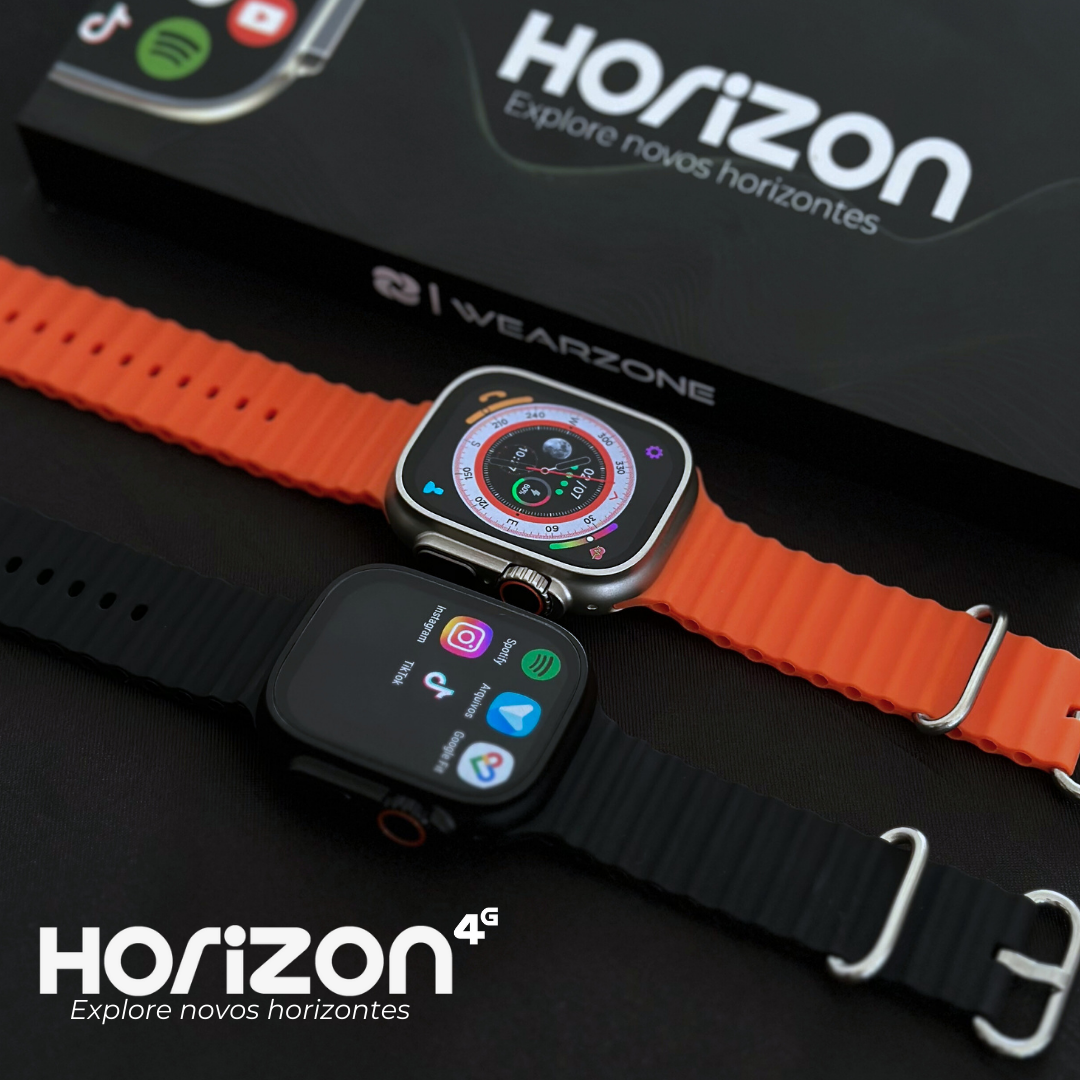 Smartwatch Horizon 4G Wearzone – Android, Câmera e GPS - celular de pulso