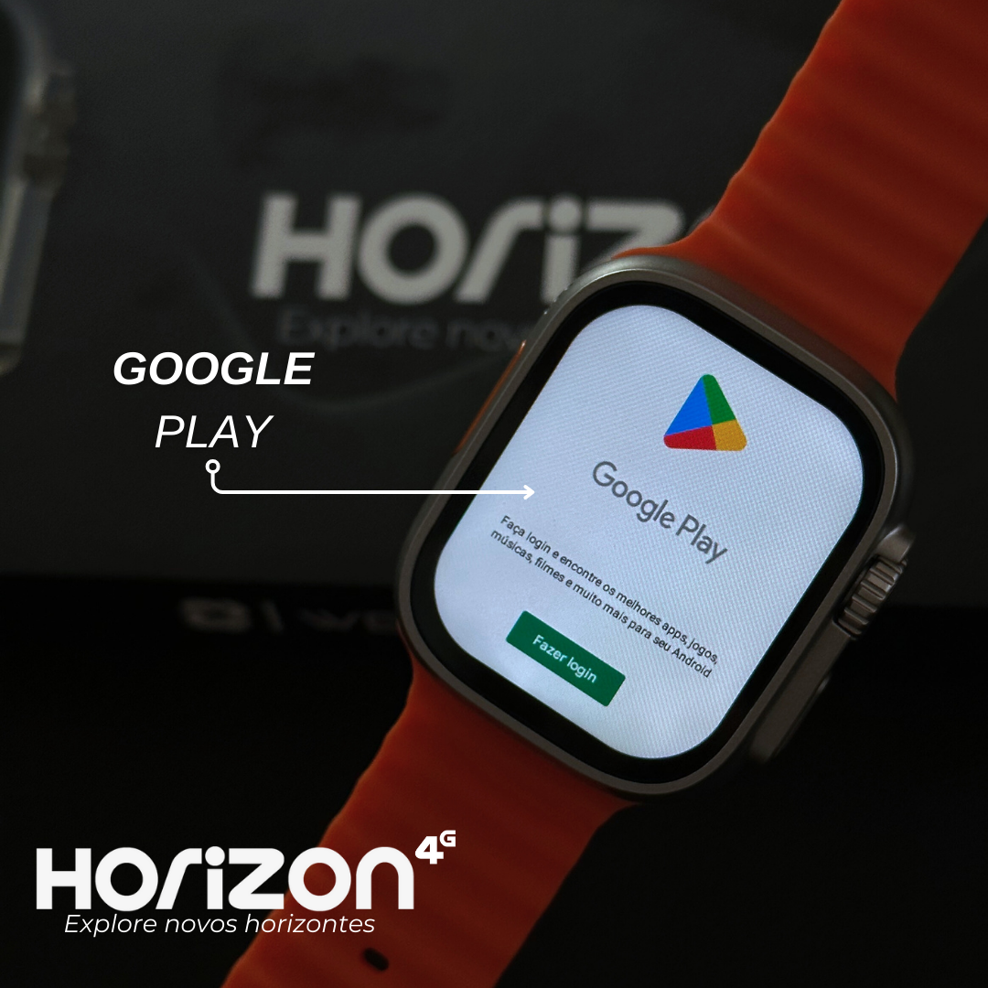 Smartwatch Horizon 4G Wearzone – Android, Câmera e GPS - celular de pulso
