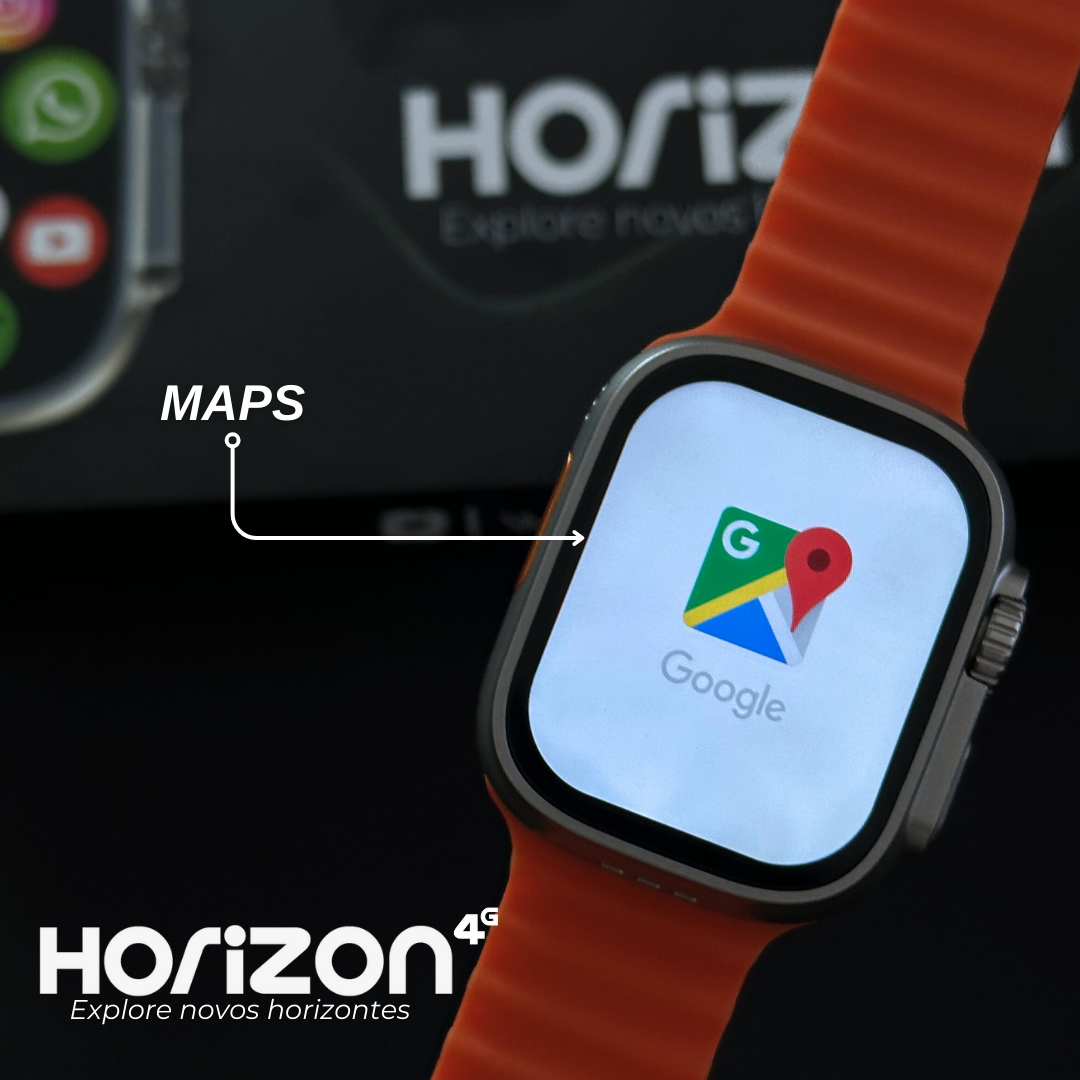 Smartwatch Horizon 4G Wearzone – Android, Câmera e GPS - celular de pulso