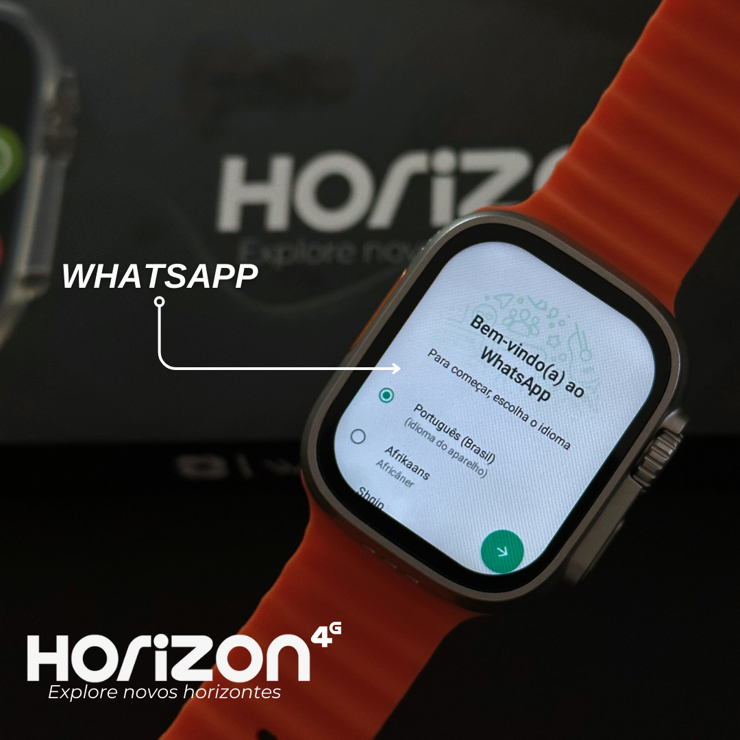 Smartwatch Horizon 4G Wearzone – Android, Câmera e GPS - celular de pulso