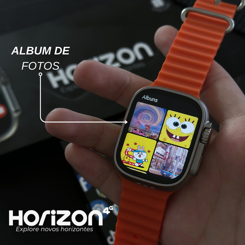 Smartwatch Horizon 4G Wearzone – Android, Câmera e GPS - celular de pulso