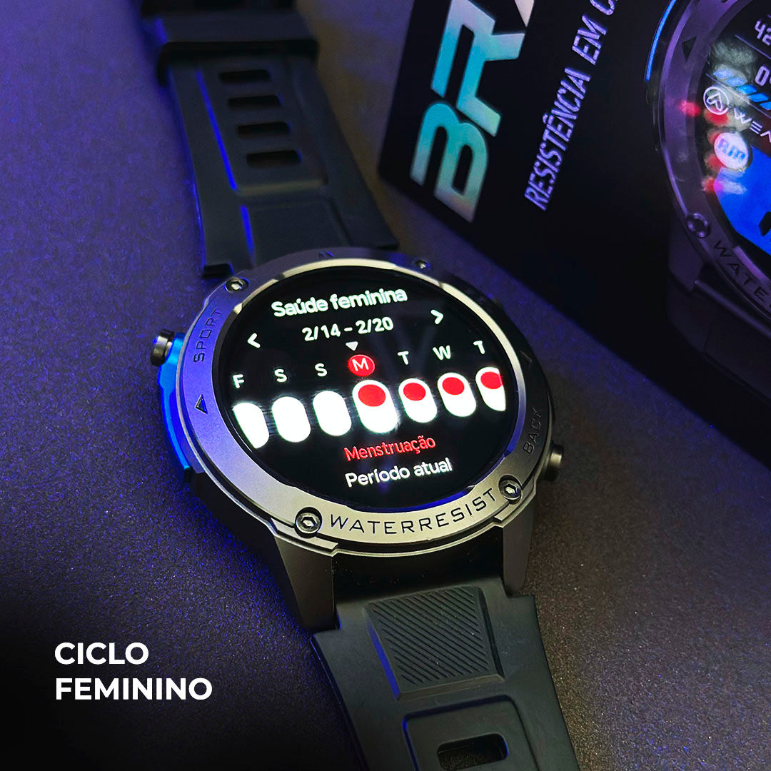 Smartwatch Brave GPS – Aventura Extrema e Água do Mar
