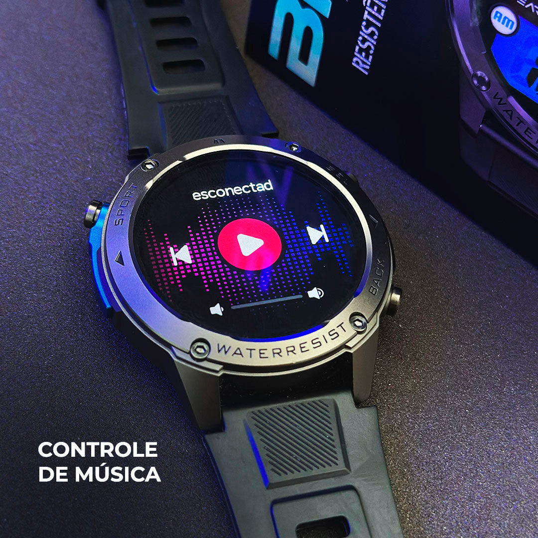 Smartwatch Brave GPS – Aventura Extrema e Água do Mar