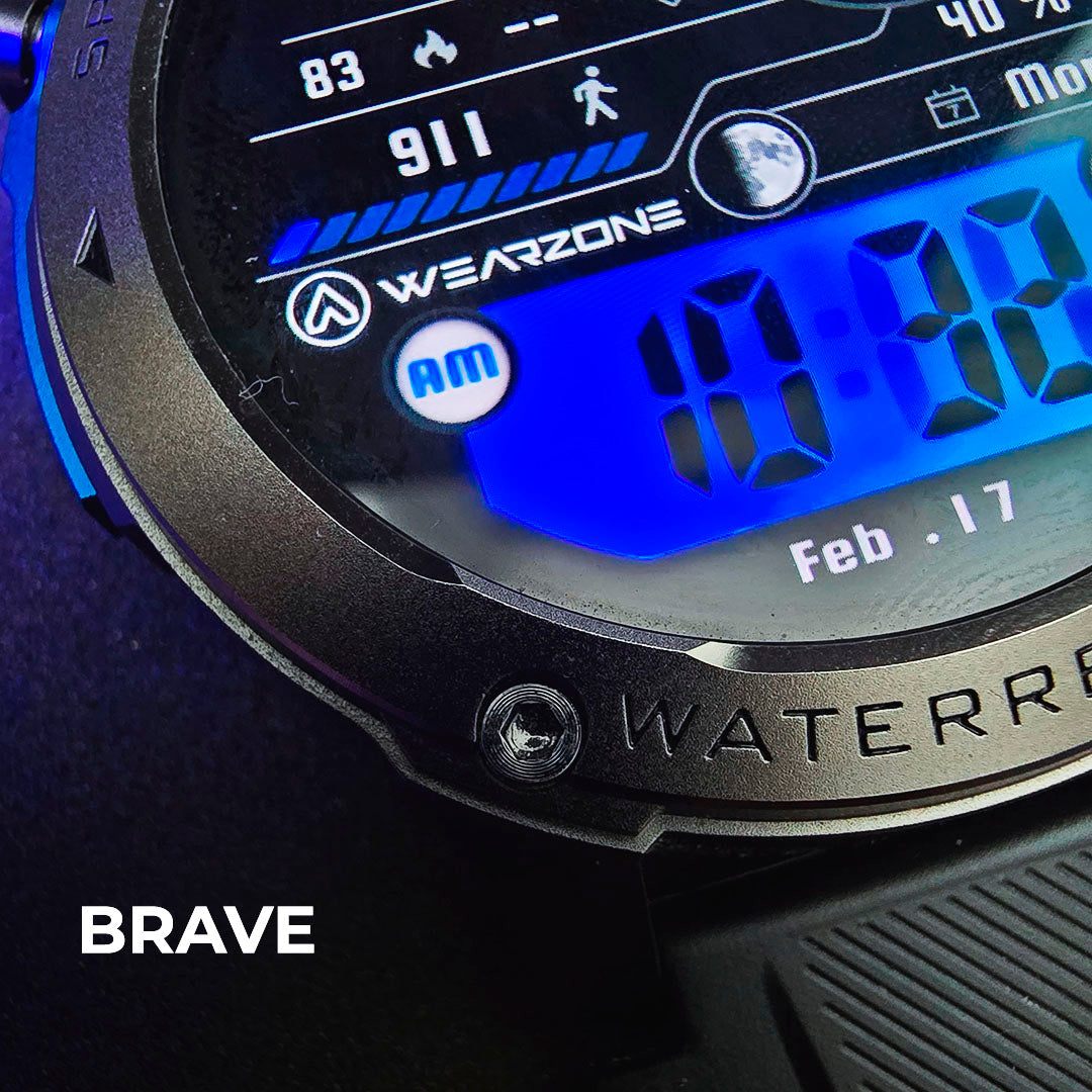 Smartwatch Brave GPS – Aventura Extrema e Água do Mar