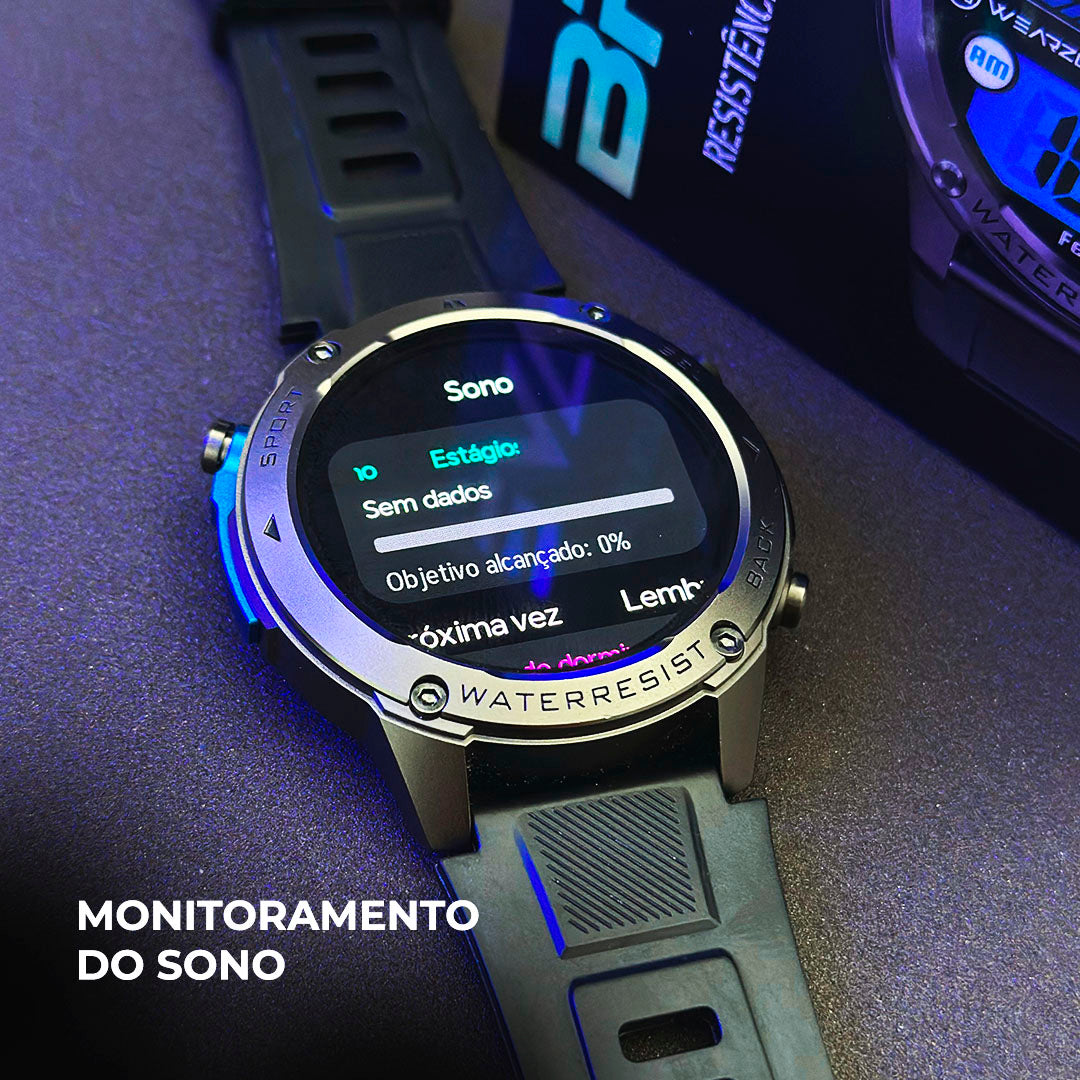Smartwatch Brave GPS – Aventura Extrema e Água do Mar