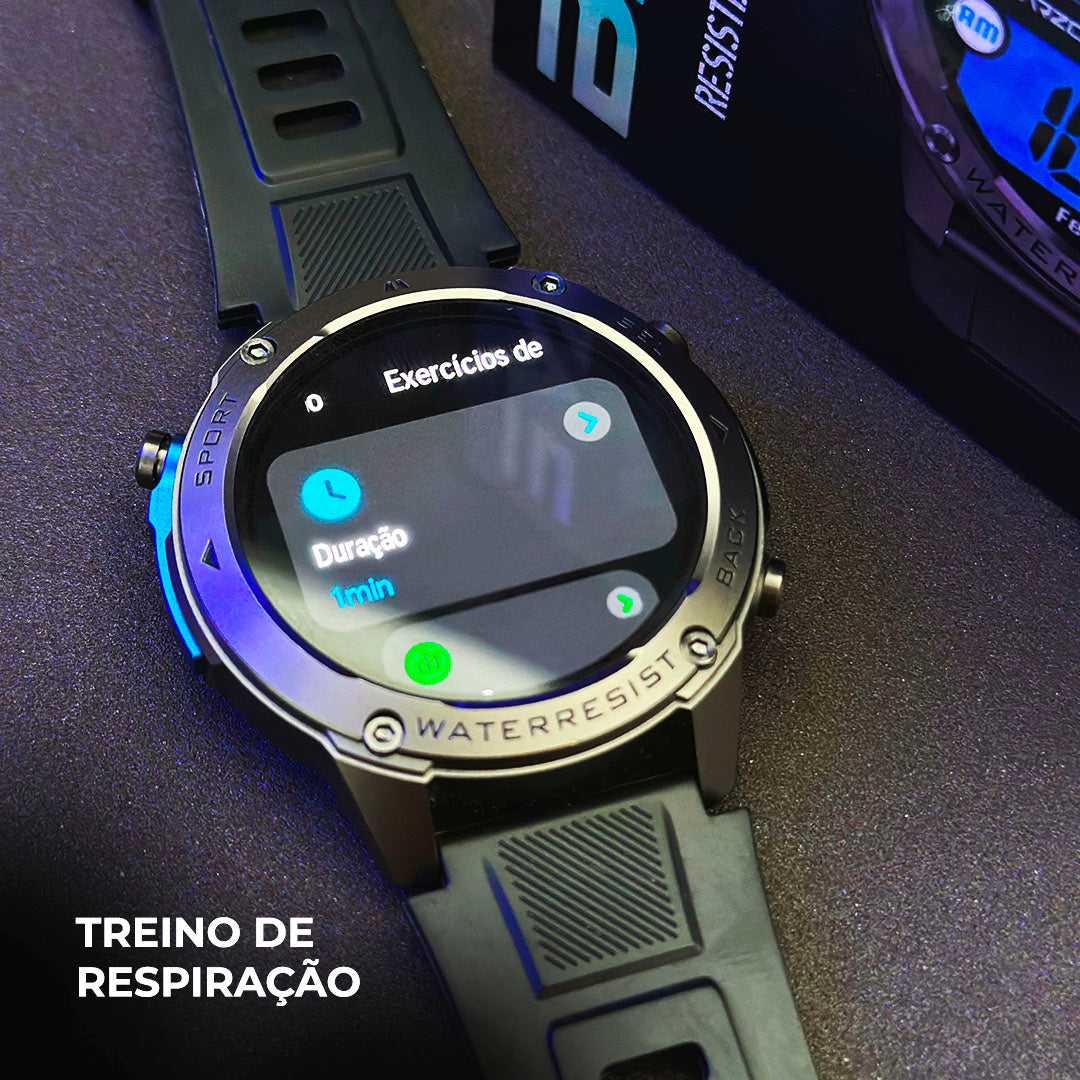 Smartwatch Brave GPS – Aventura Extrema e Água do Mar