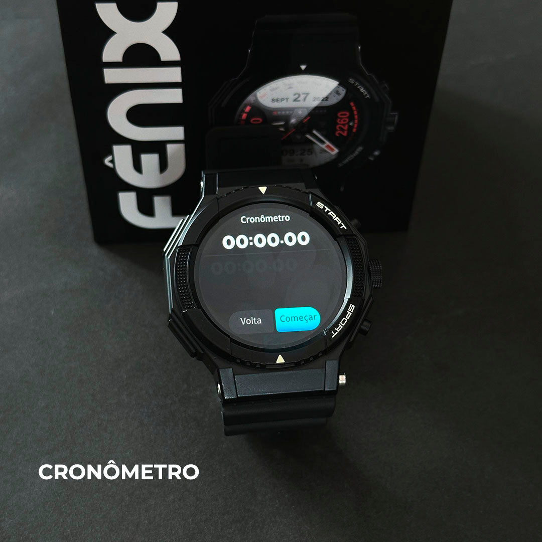 Smartwatch Fenix GPS – 100 Modos Esporte & Saúde