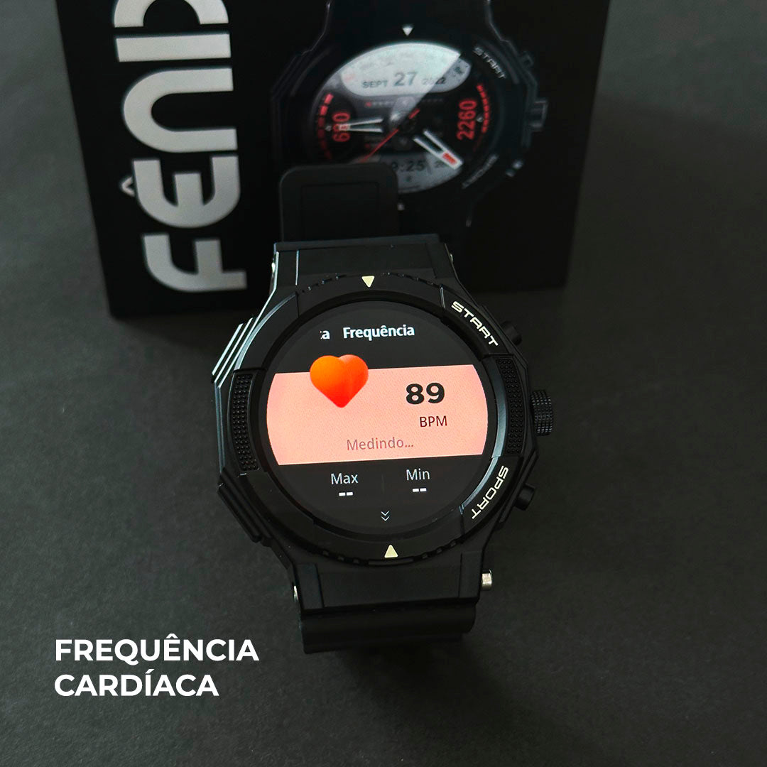 Smartwatch Fenix GPS – 100 Modos Esporte & Saúde