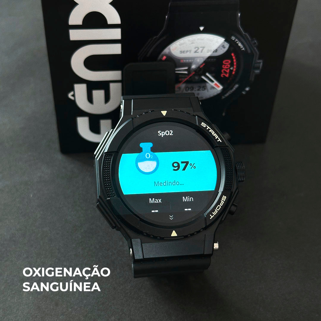 Smartwatch Fenix GPS – 100 Modos Esporte & Saúde