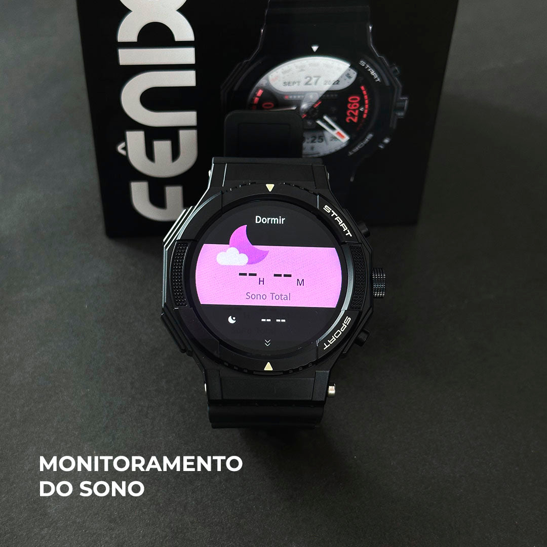 Smartwatch Fenix GPS – 100 Modos Esporte & Saúde