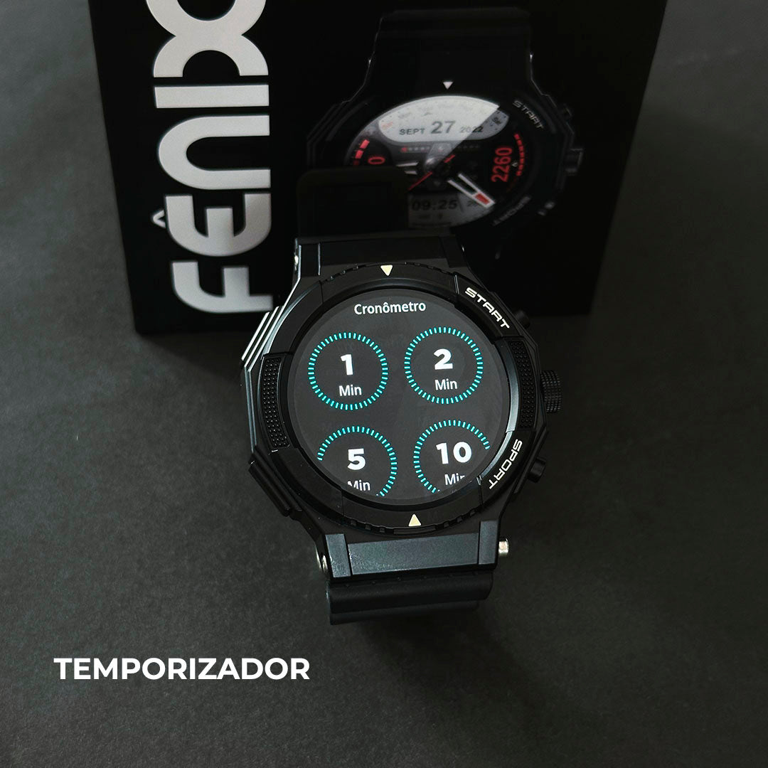 Smartwatch Fenix GPS – 100 Modos Esporte & Saúde