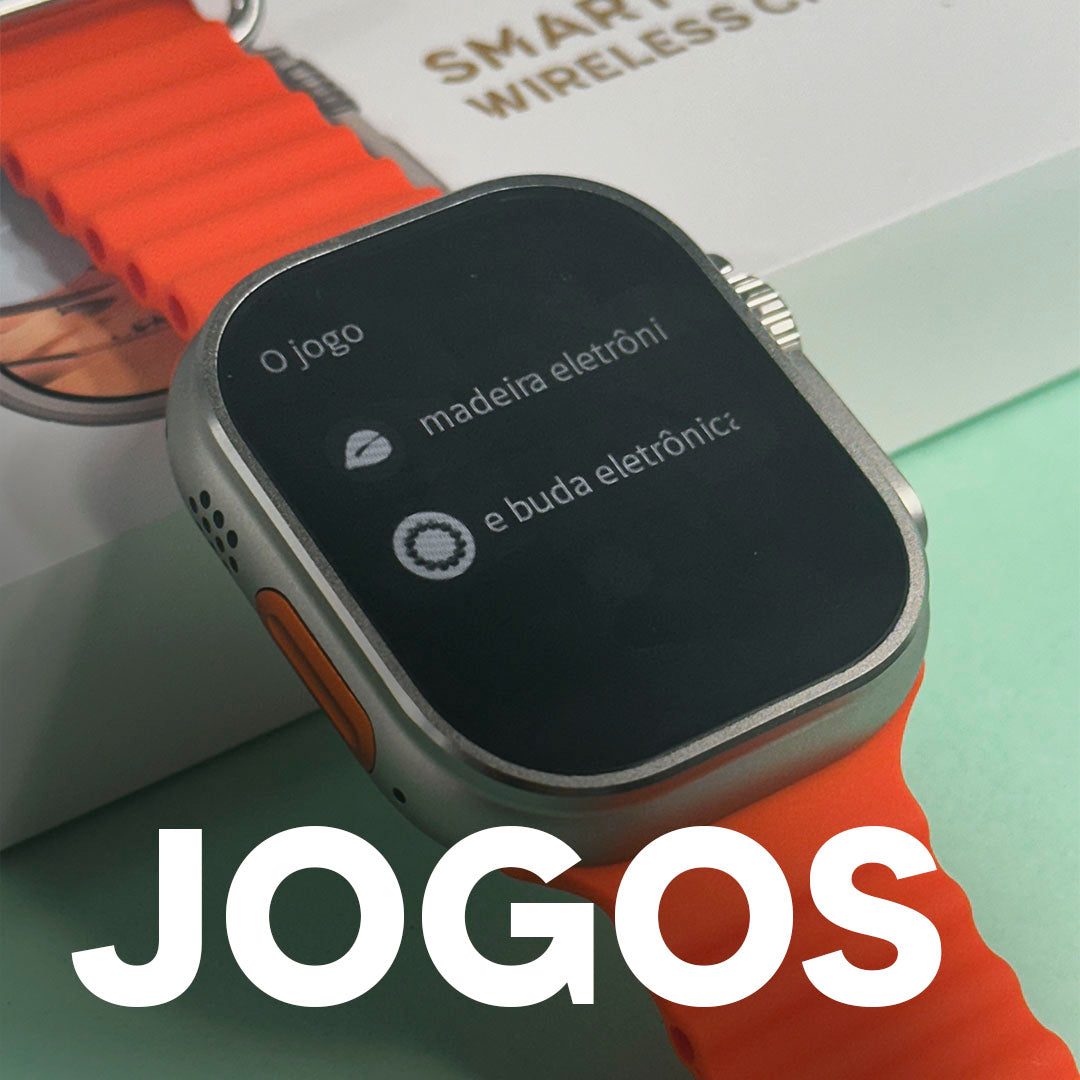 Smartwatch S9 Ultra 49 mm – AMOLED, Chamadas & Fitness