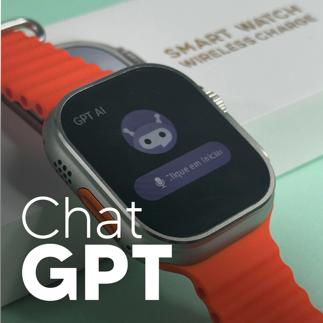 Smartwatch S9 Ultra 49 mm – AMOLED, Chamadas & Fitness