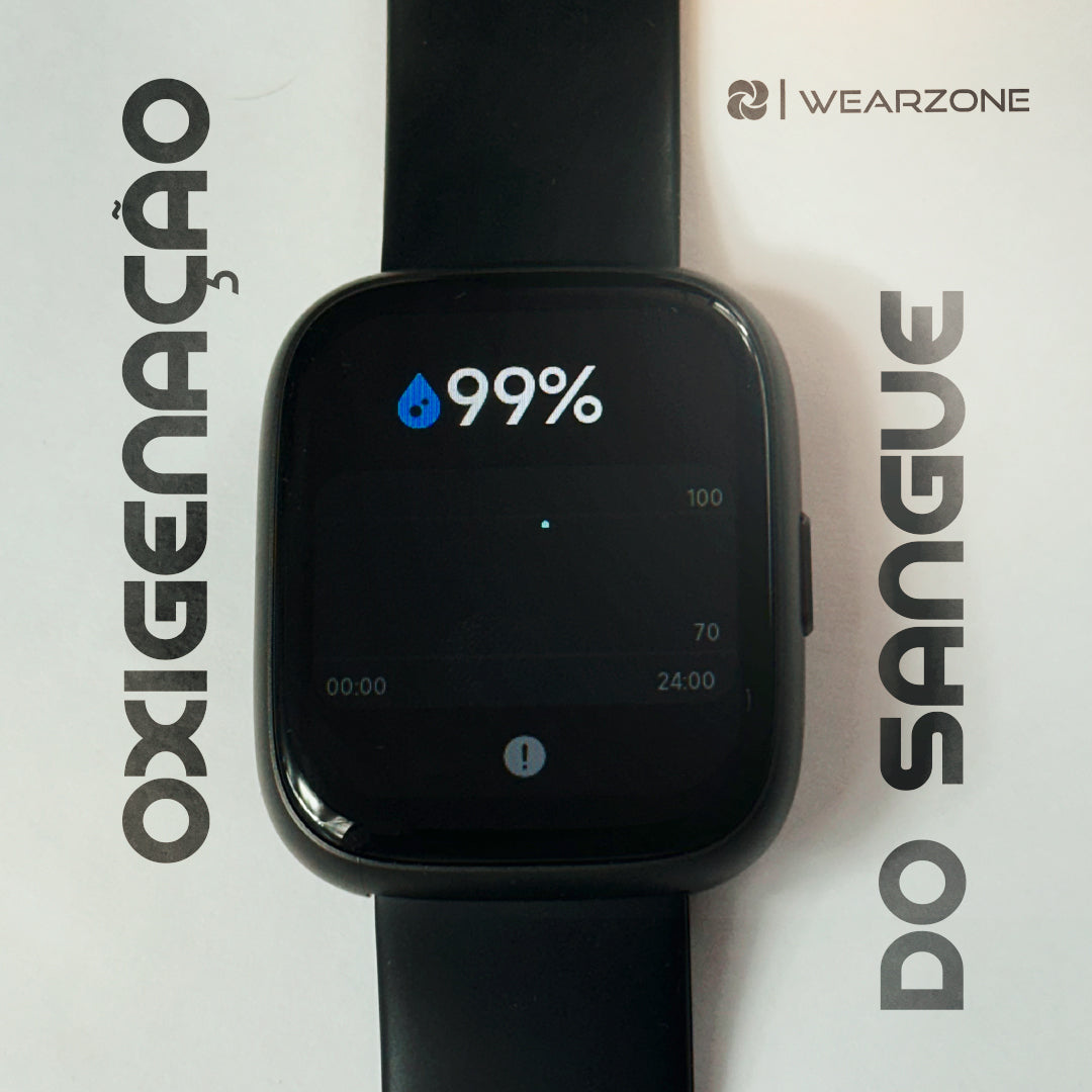Smartwatch Pulse Wearzone – Alexa, 7 Dias de Bateria e IP68