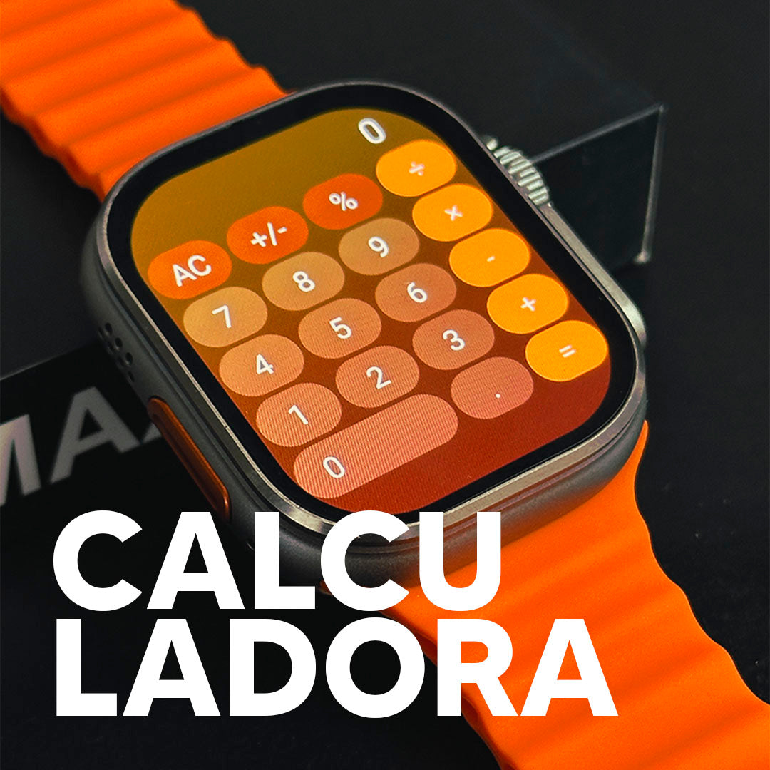 Smartwatch Ultra 2 Max – AMOLED, Gestos e AI - Pulseira de brinde