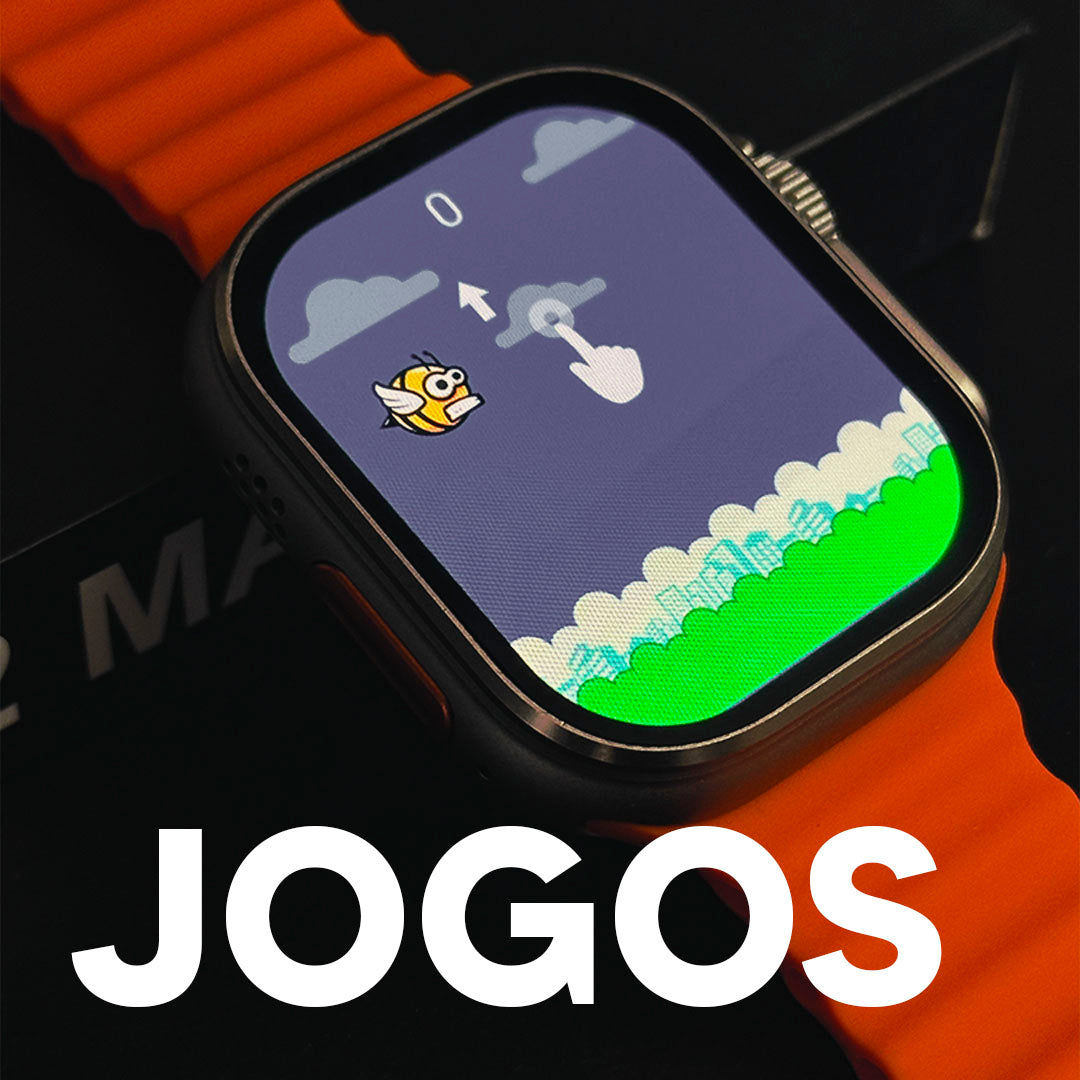Smartwatch Ultra 2 Max – AMOLED, Gestos e AI - Pulseira de brinde