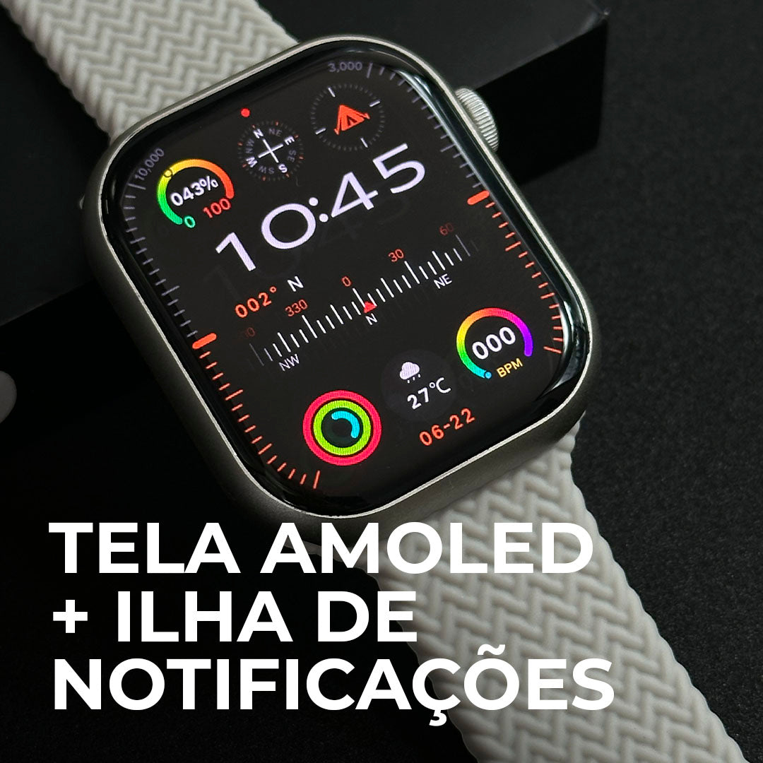 Smartwatch XW9 Pro – AMOLED, Dual‑Core e 2 GB Interno