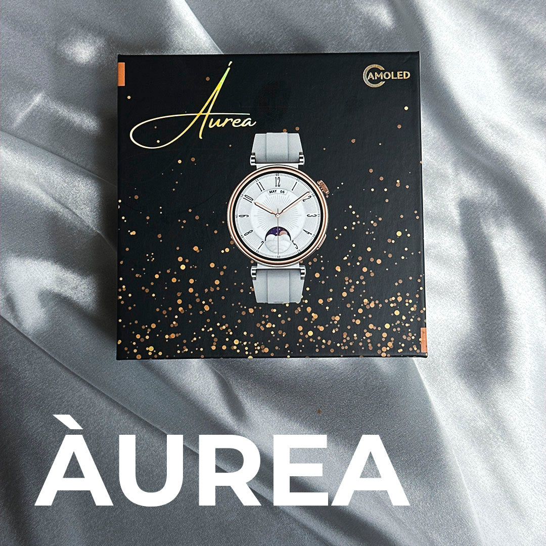 Smartwatch Áurea Tela Amoled com duas pulseiras