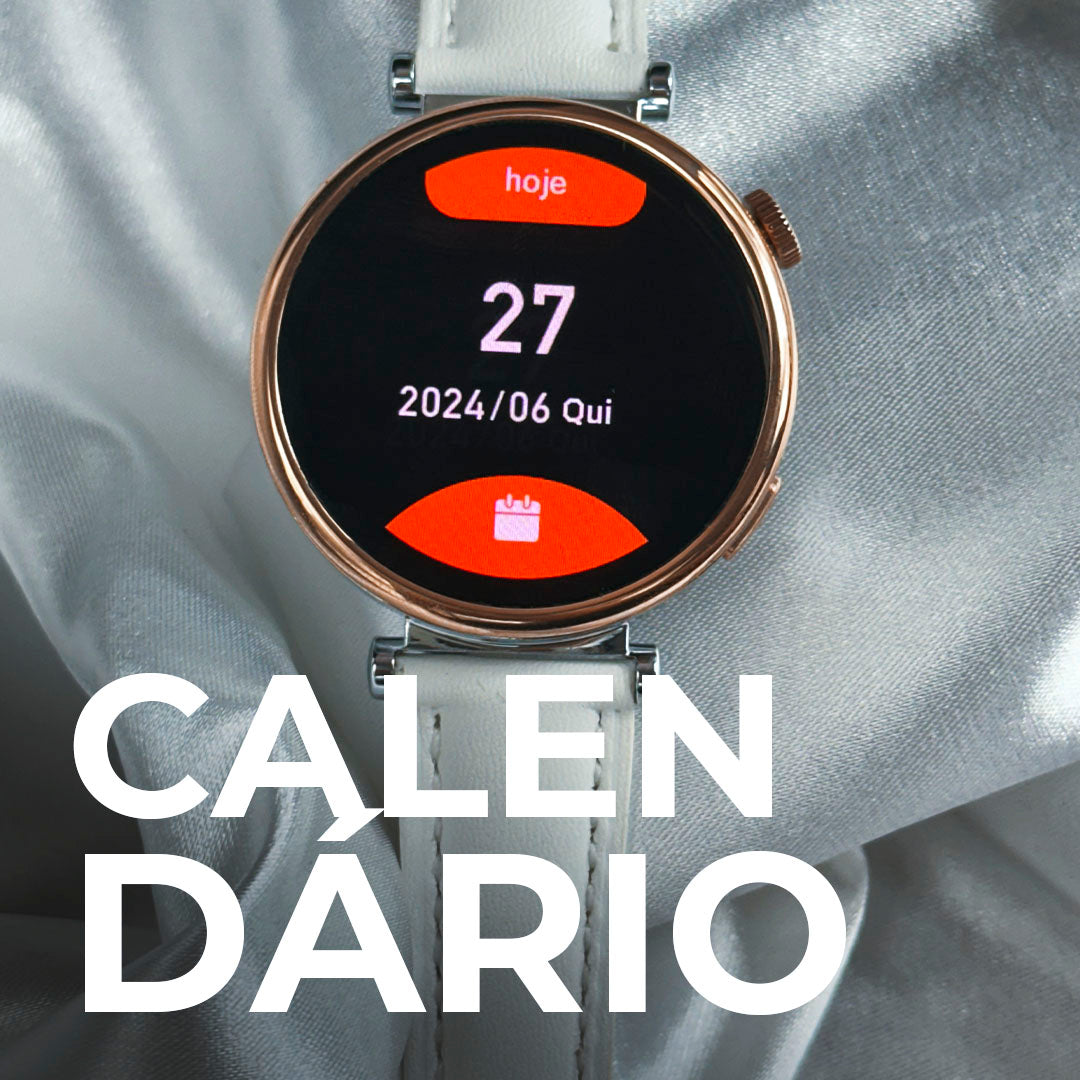 Smartwatch Áurea Tela Amoled com duas pulseiras