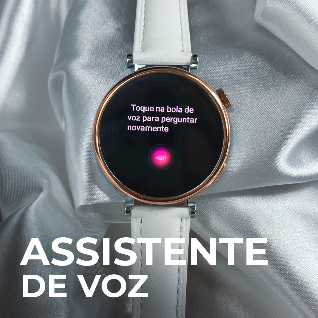 Smartwatch Áurea Tela Amoled com duas pulseiras