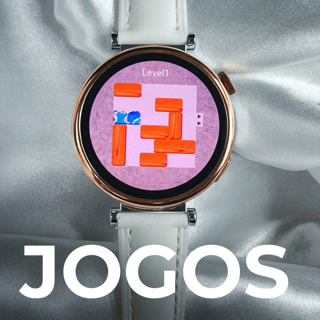 Smartwatch Áurea Tela Amoled com duas pulseiras
