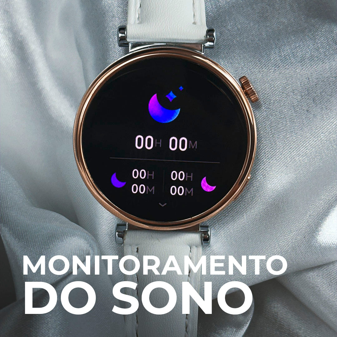 Smartwatch Áurea Tela Amoled com duas pulseiras