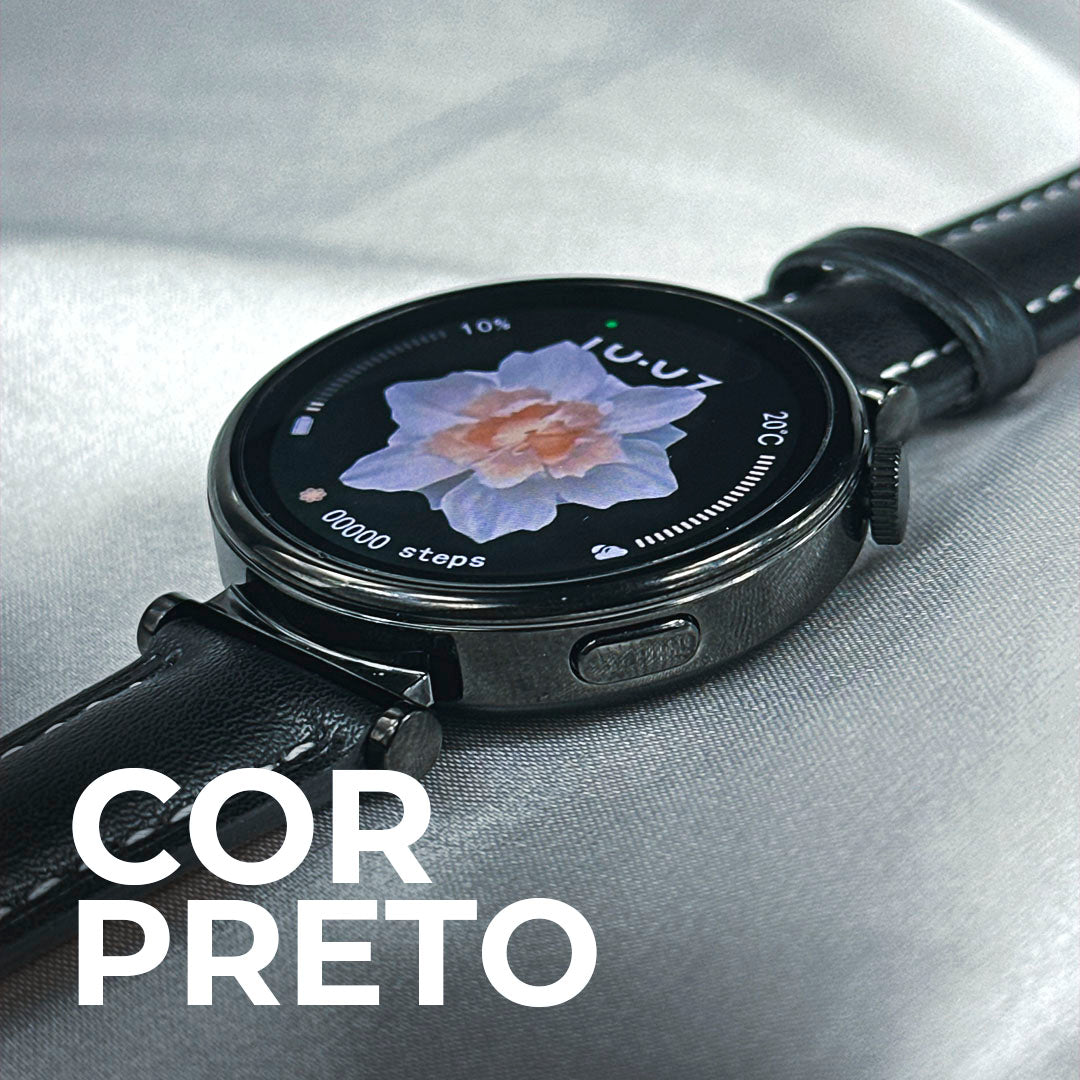 Smartwatch Áurea Tela Amoled com duas pulseiras