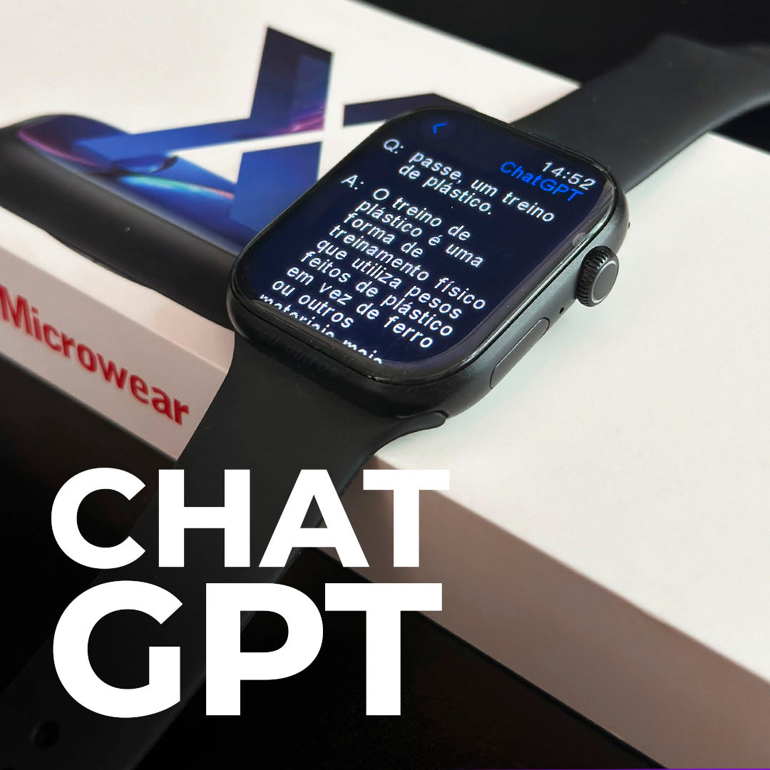 Smartwatch S10 Microwear – ChatGPT em Português + Tradutor