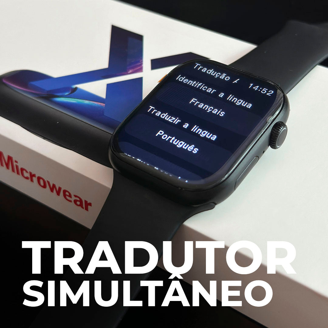 Smartwatch S10 Microwear – ChatGPT em Português + Tradutor