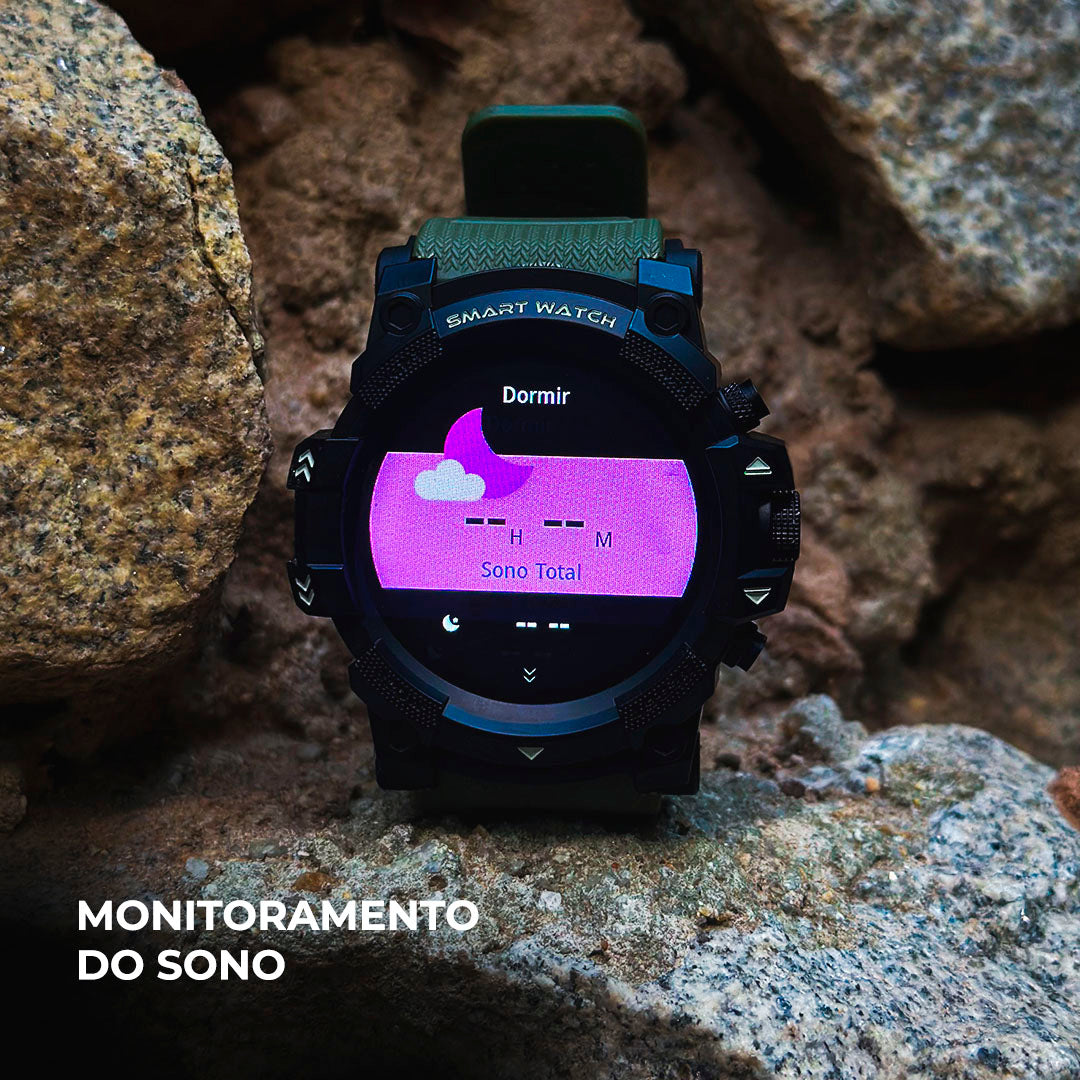 Smartwatch Thunder GPS – Aventura e 100 Modos Esportivos