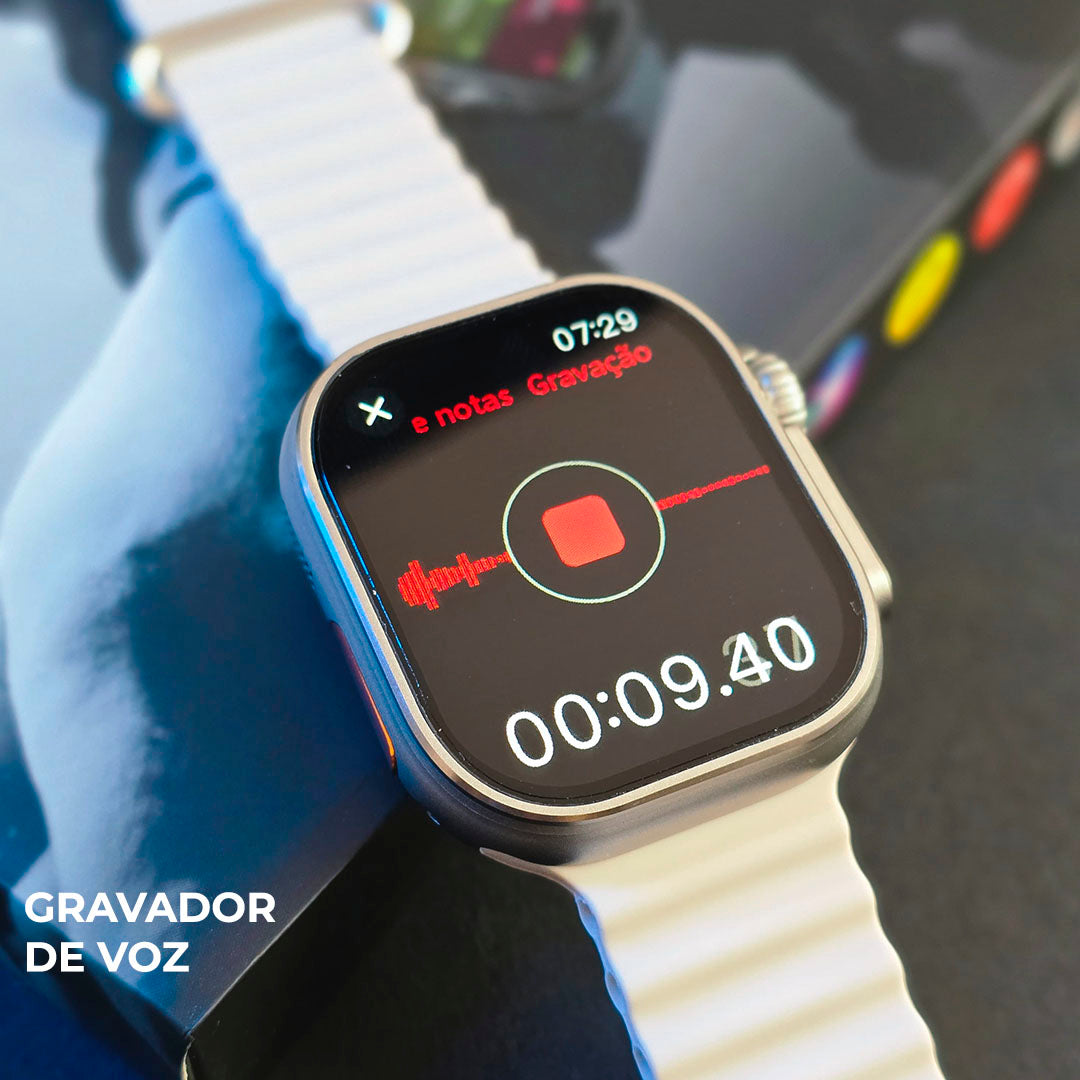 Smartwatch U4 Pro 49 mm – AMOLED, AI e Chamadas