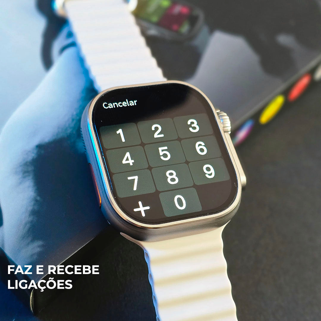 Smartwatch U4 Pro 49 mm – AMOLED, AI e Chamadas