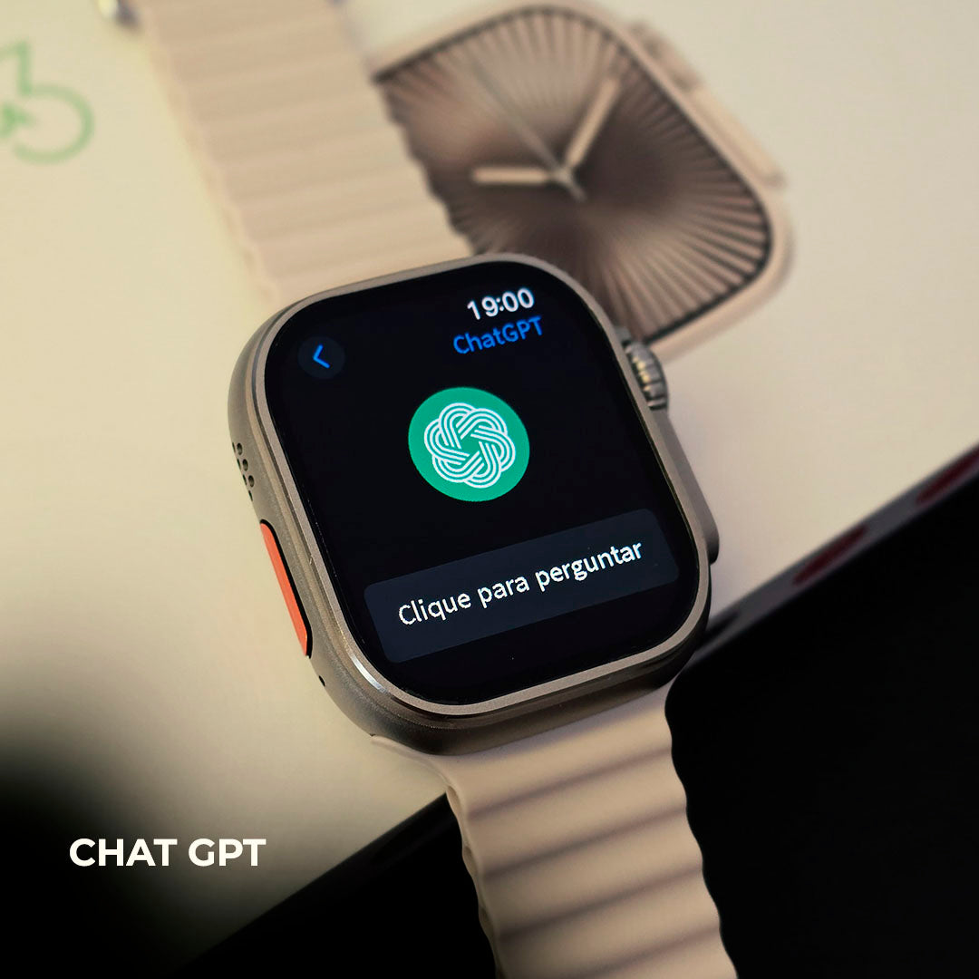 Smartwatch U3W Ultra – AMOLED 2,2″ com ChatGPT