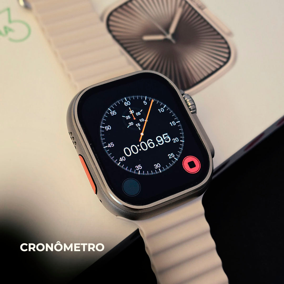 Smartwatch U3W Ultra – AMOLED 2,2″ com ChatGPT