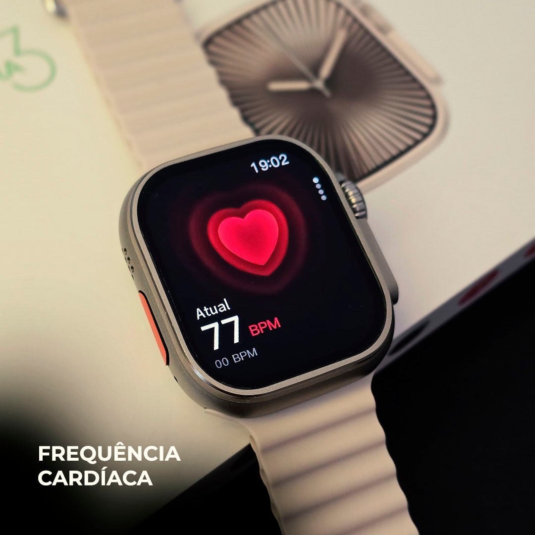 Smartwatch U3W Ultra – AMOLED 2,2″ com ChatGPT