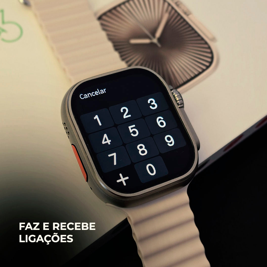 Smartwatch U3W Ultra – AMOLED 2,2″ com ChatGPT