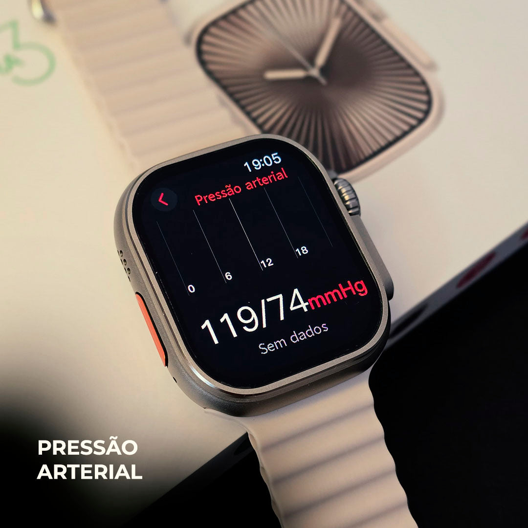 Smartwatch U3W Ultra – AMOLED 2,2″ com ChatGPT