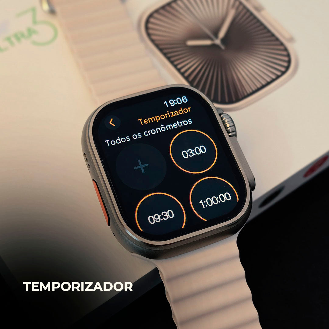 Smartwatch U3W Ultra – AMOLED 2,2″ com ChatGPT
