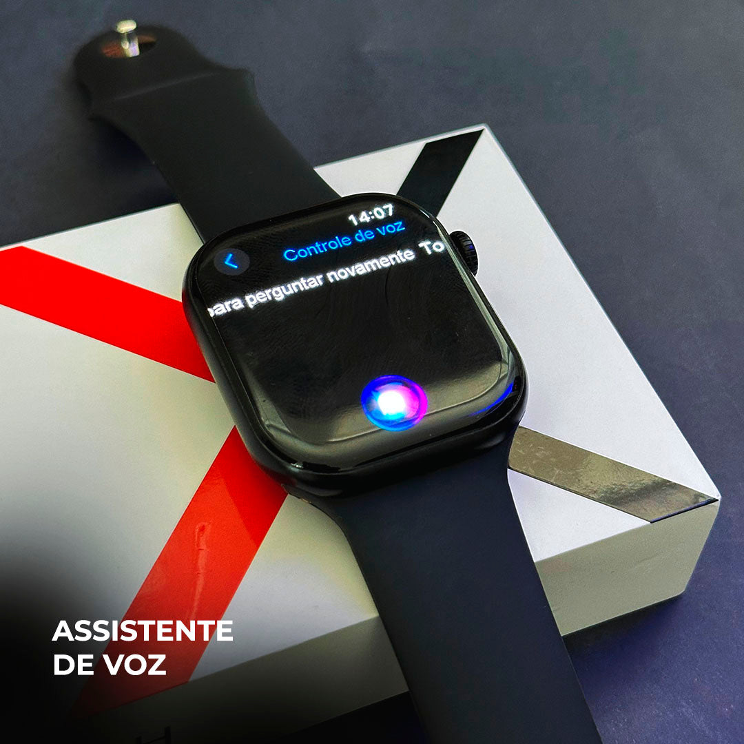 Smartwatch W10 Pro series 10 com chatgpt e 1gb de armazenamento