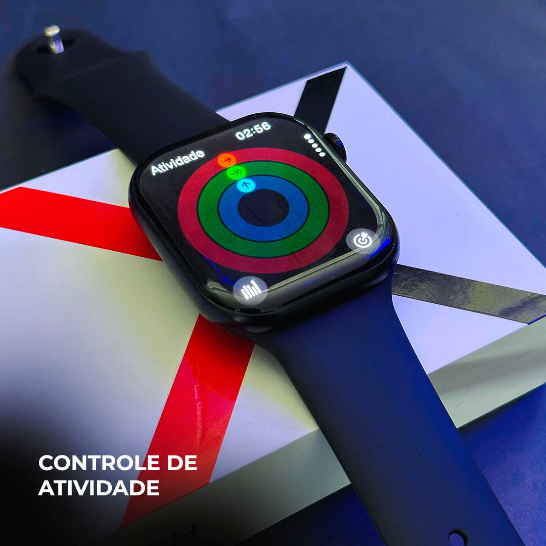 Smartwatch W10 Pro series 10 com chatgpt e 1gb de armazenamento