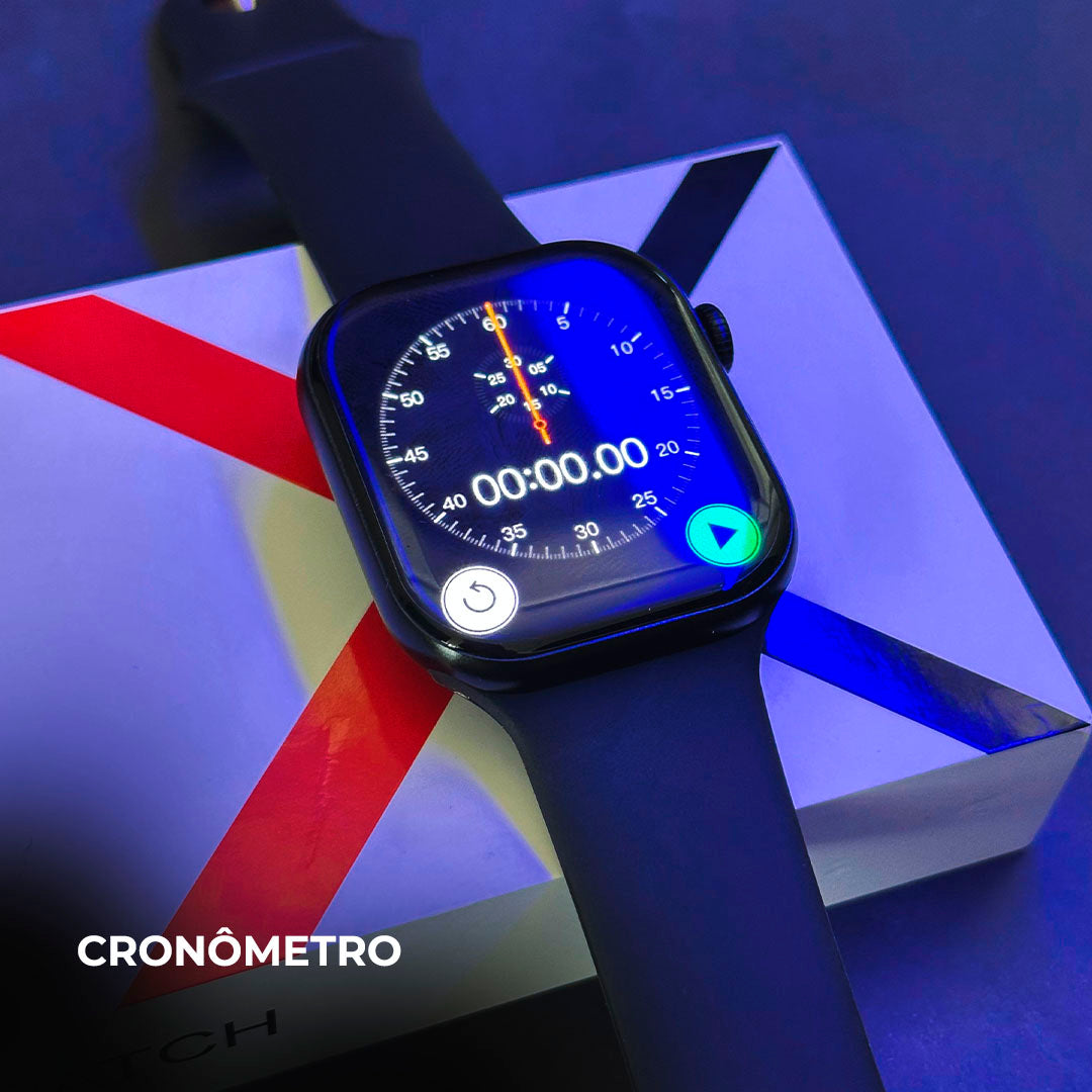 Smartwatch W10 Pro series 10 com chatgpt e 1gb de armazenamento